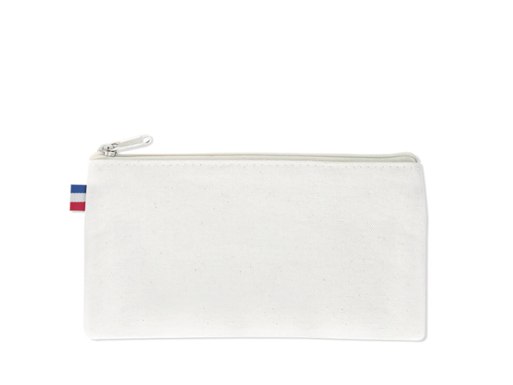 Trousse 100  matières recyclées tissées personnalisable